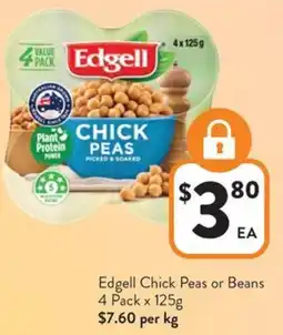 Edgell Chick Peas or Beans
