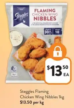 Foodworks Steggles Flaming Chicken Wing Nibbles offer