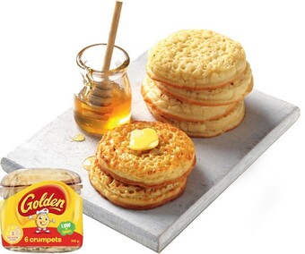 IGA Golden Crumpets Round 6 Pack Selected Varieties offer