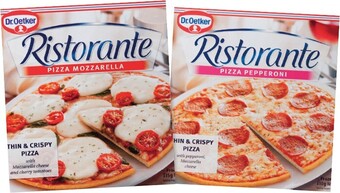 IGA Dr. Oetker Ristorante Pizzas 310-390g Selected Varieties offer