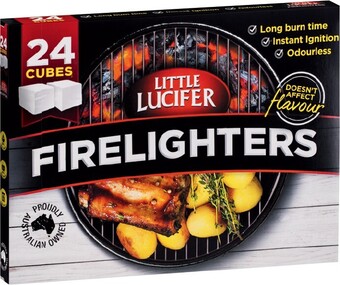 IGA Little Lucifer Firelighters 24 Pack offer