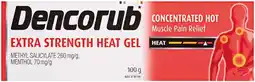 Pharmacy Best Buys Dencorub Extra Strength Heat Gel 100g offer