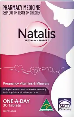 Pharmacist Advice Natalis Pregnancy Support 30 Tablets offer