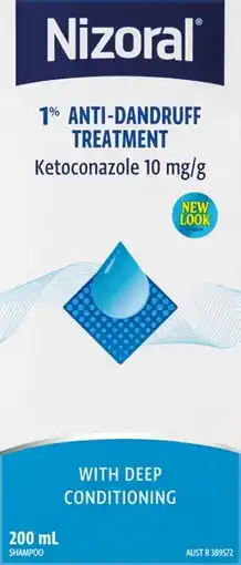 Pharmacy Best Buys Nizoral 1% Anti-Dandruff Treatment 200mL offer