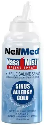 Amcal Pharmacies NeilMed NasaMist Isotonic Saline Spray 75mL offer