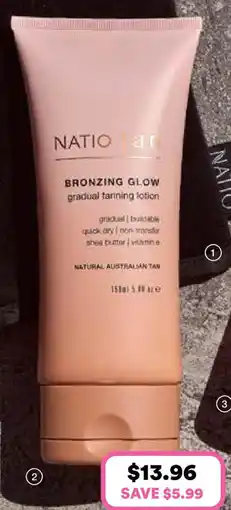 Priceline Bronzing glow gradual tanning lotion offer