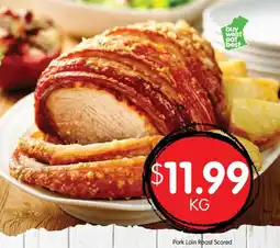 Spudshed Pork loin roast scored offer