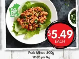 Spudshed Pork mince offer