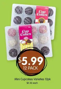 Spudshed Mini cupcakes varieties offer