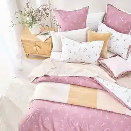 Pillow Talk Larissa Floral Reversible Quilt Cover Set by Habitat offer