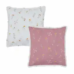 Pillow Talk Larissa Floral Reversible European Pillowcase by Habitat offer