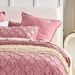 Pillow Talk Amelia Floral European Pillowcase by Habitat offer