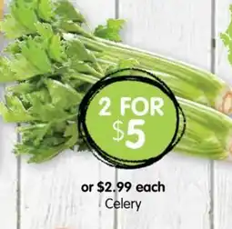 Spudshed Celery offer