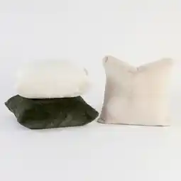 Pillow Talk Nevada Faux Fur Square Cushion by M.U.S.E offer