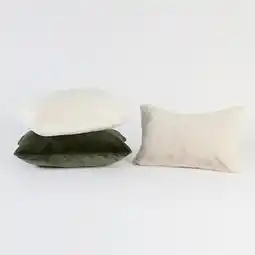 Pillow Talk Nevada Faux Fur Oblong Cushion by M.U.S.E offer