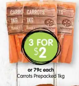Spudshed Carrots prepacked offer