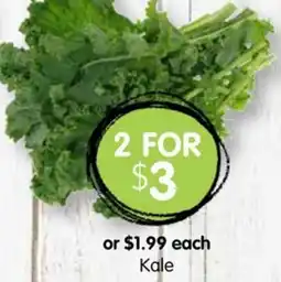 Spudshed Kale offer
