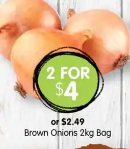 Spudshed Brown onions offer