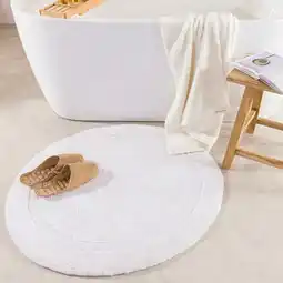 Pillow Talk Resort Round Bath Mat by M.U.S.E offer
