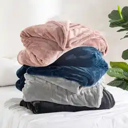 Pillow Talk Luxe 520gsm Microfibre Blanket by M.U.S.E offer