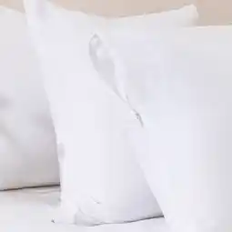 Pillow Talk Cotton Jersey Standard Pillow Protector by Habitat offer