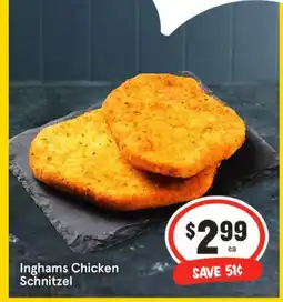 IGA Inghams chicken schnitzel offer