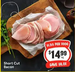 IGA Short cut bacon offer
