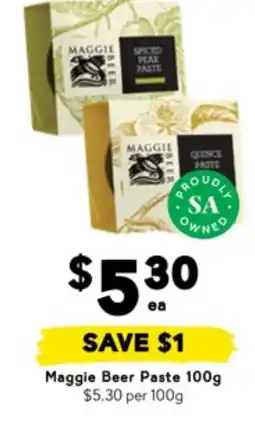 Drakes Maggie beer paste offer
