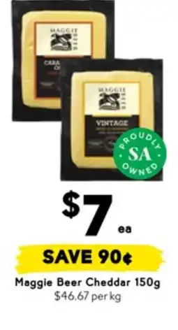 Drakes Maggie beer cheddar offer