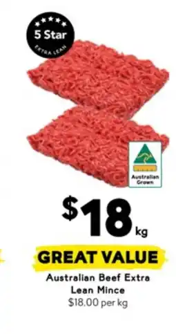 Drakes Australian beef extra lean mince offer