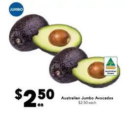 Drakes Australian jumbo avocados offer