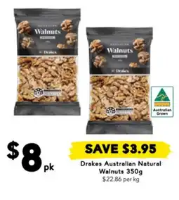 Drakes australian natural walnuts