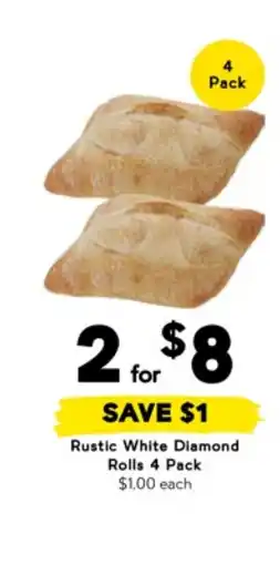 Drakes Rustic white diamond rustic white diamond rolls offer