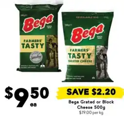 Drakes Bega grated or block cheese offer