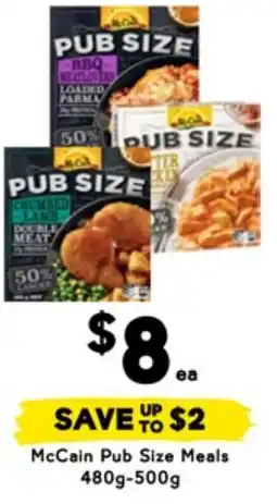 Drakes Mccain pub size meals offer