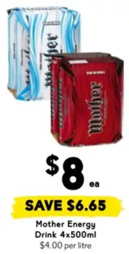Drakes Mother energy drink offer