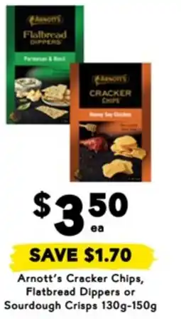 Drakes Cracker Chips, Flatbread Dippers or Sourdough Crisps offer