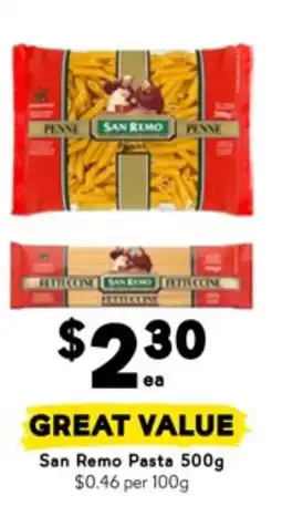 Drakes San Remo Pasta offer