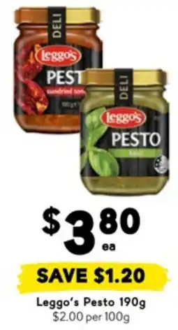 Drakes Leggo's Pesto offer