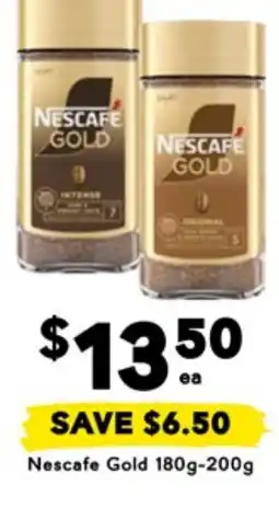 Drakes Nescafe gold 180g-200g offer