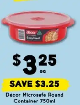 Drakes Décor microsafe round container offer