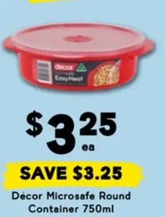 Drakes Décor microsafe round container offer