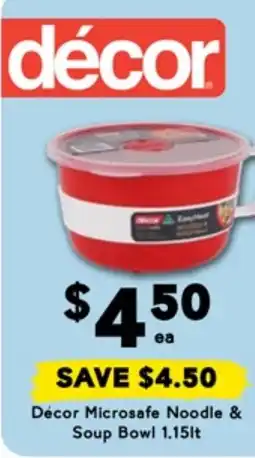 Drakes Décor microsafe noodle & soup bowl offer