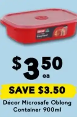 Drakes Décor microsafe oblong container offer