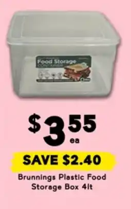 Drakes Brunnings plastic food storage box offer
