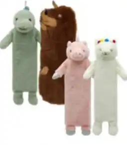 Children long hot water bottle with cover