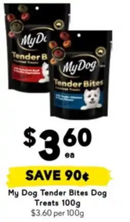 Drakes My dog tender bites dog treats offer