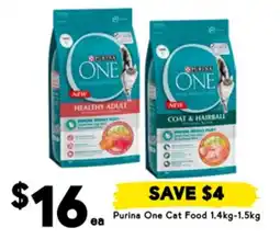 Drakes Purina one cat food offer