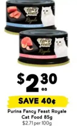 Drakes Purina fancy feast royale cat food offer