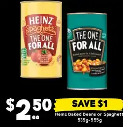Drakes Heinz Baked Beans or Spaghetti 535g-555g offer